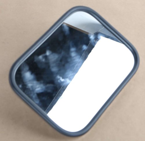GROTE STAINLESS STEEL ROLLED-RIM MIRROR W/BALL SWIVEL