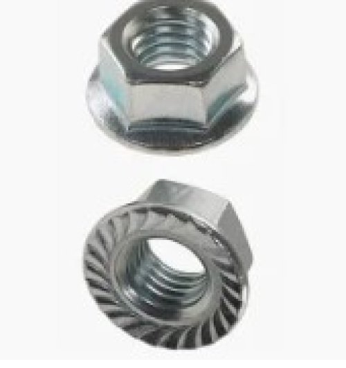 LOAD KING [POST TEREX MOBILE CRANE ACQUISITION] SERRATED FLANGE NUT #10-24 ZINC