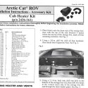 ARCTIC CAT HEATER