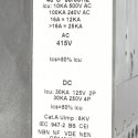 GE INDUSTRIAL [GENERAL ELECTRIC] CIRCUIT BREAKER D125 TYPE A 100A