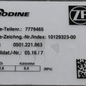 ZF BRAZED PLATE OIL COOLER