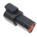 DEUTSCH 3 POSITION CONNECTOR  HOUSING FOR MALE TERMINALS