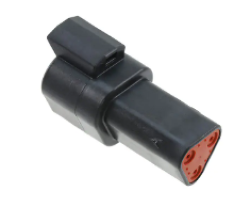 DEUTSCH 3 POSITION CONNECTOR  HOUSING FOR MALE TERMINALS