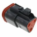 DEUTSCH CONNECTOR PLUG 3-WAY  HOUSING FOR FEMALE TERMINALS