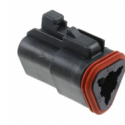 DEUTSCH CONNECTOR PLUG 3-WAY  HOUSING FOR FEMALE TERMINALS
