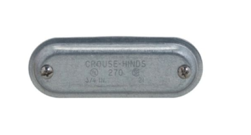 CROUSE-HINDS CONDUIT BODY COVER 2in