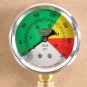 UDOR USA PRESSURE GAUGE 0-350psi MULTI-COLOR FACE