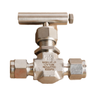 HY-LOK NEEDLE VALVE SS 1/4in TUBING COMPRESSION
