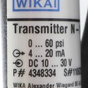 WIKA PRESSURE TRANSMITTER 0-60 LBS 4-20mA