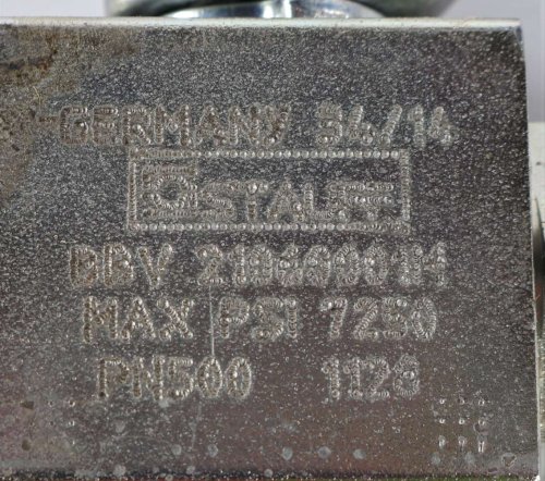 STAUFF HYDRAULIC BALL VALVE 3/8in SAE