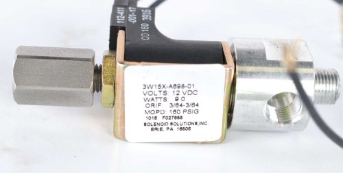 SOLENOID SOLUTIONS PNEUMATIC SOLENOID VALVE - 3-WAY 12V, 160PSIG