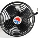 BERGSTROM MFG DASH MOUNTED FAN 12VDC