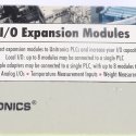 UNITRONICS COMPUTER LOW VOLT I/O EXPAN. MODULE 8 INPUTS 4 OUT