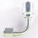 GATES FITTING ELBOW 90 DEG 1/2 HYDRAULIC HOSE X O-RING SWIVEL
