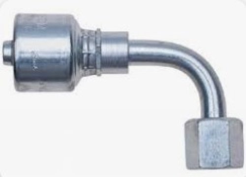 GATES FITTING ELBOW 90 DEG 1/4 HYDRAULIC HOSE X FLARE SWIVEL