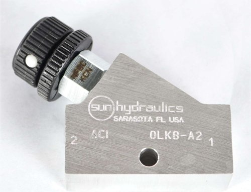 SUN HYDRAULICS HYDRAULIC FLOW CONTROL NEEDLE VALVE ASSEMBLY