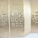 STAUFF BALL VALVE 1-1/2in NPT BRASS 600WOG