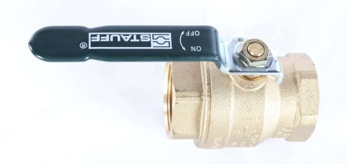 STAUFF BALL VALVE 1-1/2in NPT BRASS 600WOG