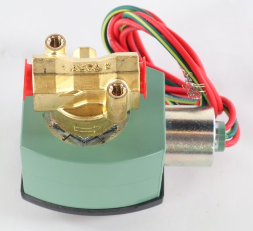 EMERSON - ASCO / JOUCOMATIC / REDHAT SOLENOID VALVE 1/4in NPT BRASS N.O. 120V FLOW