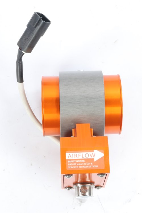 ATLAS COPCO SOLENOID BUTTERFLY VALVE-ENGINE EMERGENCY SHUTDOWN