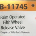 HOLAND FIFTH WHEEL FIFTH WHEEL RELEASE AIR VALVE 2-WAY N.C. 1/8in.NPT