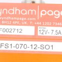 WYNDHAM PAGE SOLENOID BUTTERFLY VALVE-ENGINE EMERGENCY SHUTDOWN