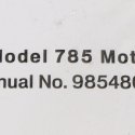 LEEBOY 785 OPERATIONS  SERVICE & PARTS MANUAL