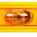 TRUCK-LITE LED SIDE TURN SIGNAL  YELLOW FLANGE MOUNT  12V