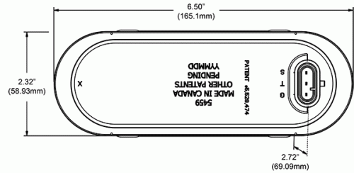 GROTE LAMP - LED CLEARANCE/MARKER MID-POSITION TURN