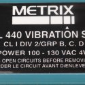 METRIX MODEL 440 VIBRATION SWITCH
