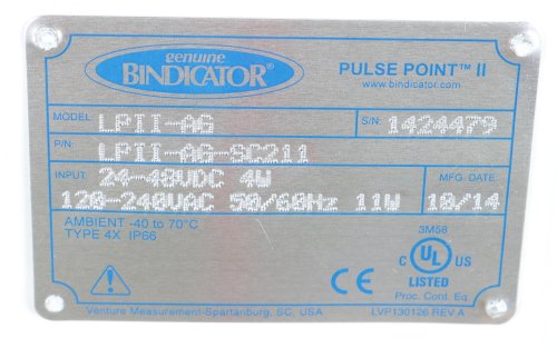 BINDICATOR LEVEL SENSOR PROBE - TUNING FORK