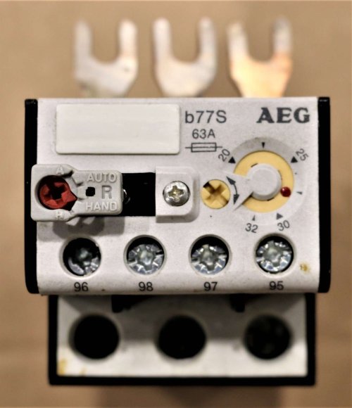 GE THERMAL OVERLOAD RELAY 63A