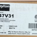 DAYTON ELECTRIC WALL HEATER 1500W 240V