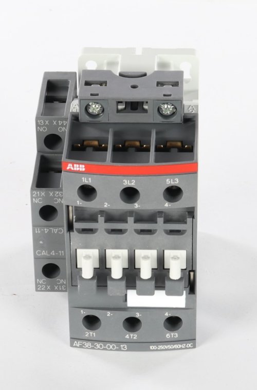 ABB CONTACTOR W/CAL4-11 AUX CONTACT BLOCK