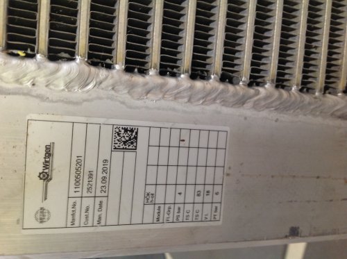WIRTGEN OIL COOLER