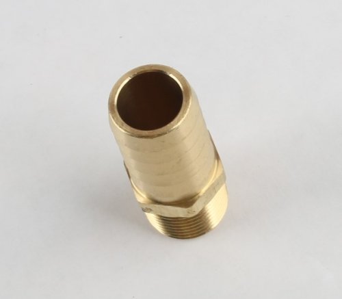 VOLVO PENTA FITTING 5/8\" HOSE BARB X 3/8\" MNPT BRASS