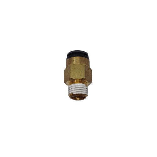 SMC MALE CONNECTOR. HEX SIZE 11/16.