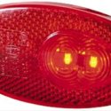 HELLA LED RED TAIL LAMP - OVAL 12V