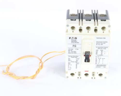 CUTLER HAMMER CIRCUIT BREAKER 175A 3P
