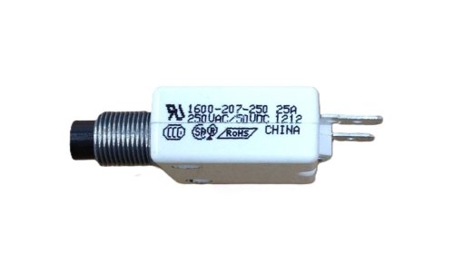 MECHANICAL PRODUCTS CO. CIRCUIT BREAKER  25A 1-POLE PUSH-BUTTON