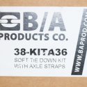 B/A PRODUCTS SOFT TIE-DOWN KIT WITH AXLE STRAPS
