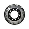 CWS 22.5X8.25 HUB PILOT POLISHED ALUMINUM WHEEL