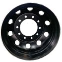 CWS 22.5X8.25 HUB PILOT SATIN BLACK FINISH WHEEL
