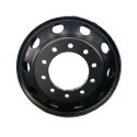 CWS 24.5X8.25 HUB PILOT SATIN BLACK FINISH WHEEL