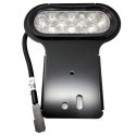 VEHICLE SAFETY MFG CO AUXILLARY LAMP - WHITE OVAL 10 LED W/BRACKET