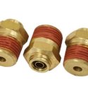 HALDEX ALL-MAKES BRASS MALE CONNECTOR 3/8T  1/2P  L1 1.03