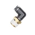 HALDEX FITTING ELBOW - DOT 90DEG 3/8 TUBE x 1/4 MNPT
