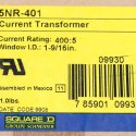 SCHNEIDER ELECTRIC - SQUARE D/MODICON/MERLIN GERIN CURRENT TRANSFORMER CURRENT RATING 400.5