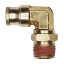 ALKON FITTING ELBOW 90°SWL 1/2\"TUBE PUSH X 3/8\"MNPT