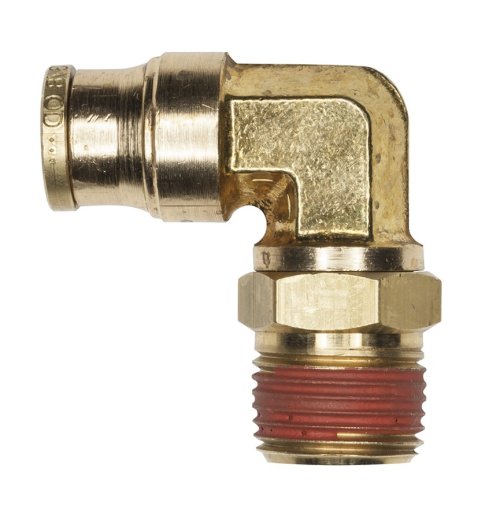 ALKON FITTING ELBOW 90°SWL 3/8\" TUBE PUSH X 1/4\"MNPT